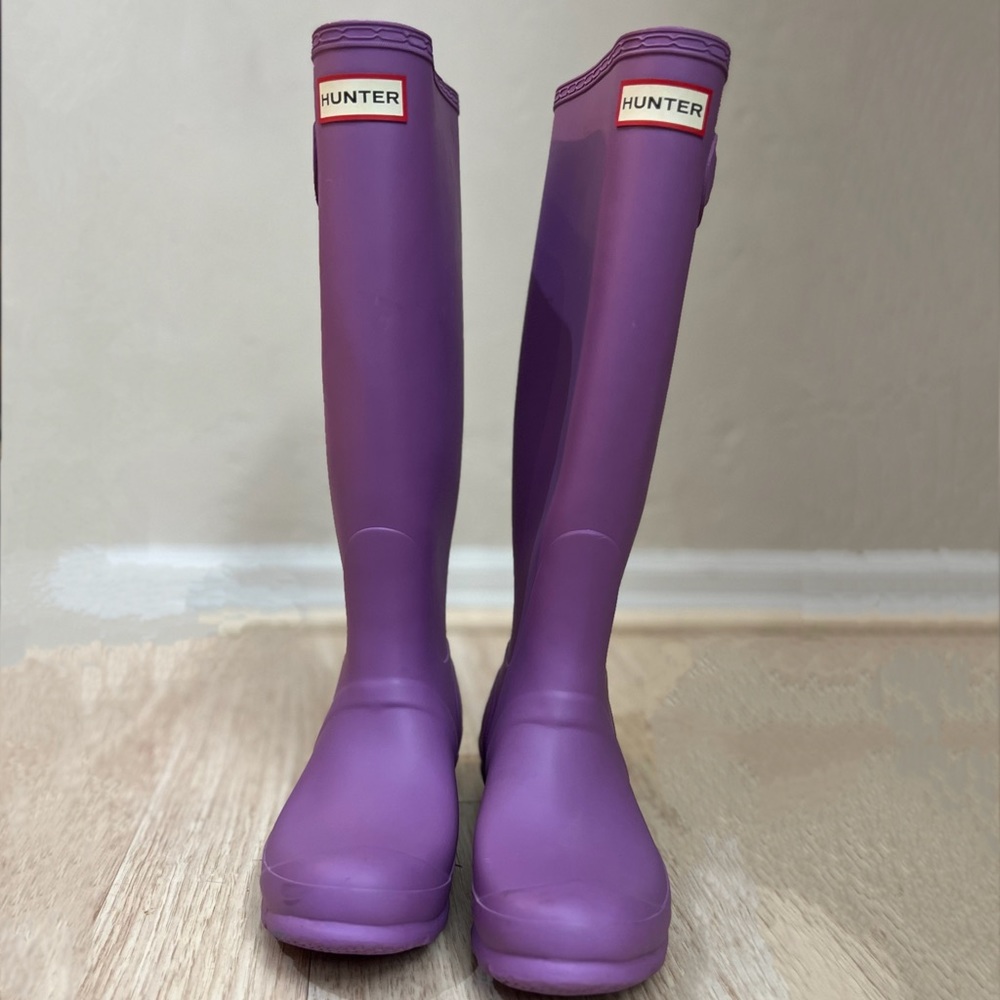 Hunter Boots - Purple - Tall NWOT - Picture 1 of 14